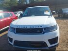 2018 Land Rover Range Rover Sport Hse Белый vin: SALWR2RV7JA191639