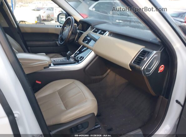SALWR2RV7JA404931 2018 LAND ROVER RANGE ROVER SPORT White Widok wnętrza z przodu