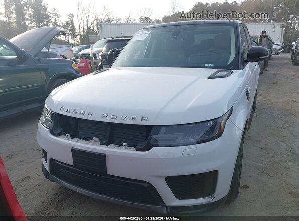 SALWR2RV7JA404931 2018 LAND ROVER RANGE ROVER SPORT White Widok zestawu wskaźników