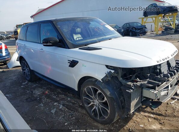 SALWR2RV7KA840101 2019 LAND ROVER RANGE ROVER SPORT Белый Передняя правая четверть