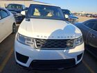 2019 Land Rover Range Rover Sport Hse Белый vin: SALWR2RV8KA420377