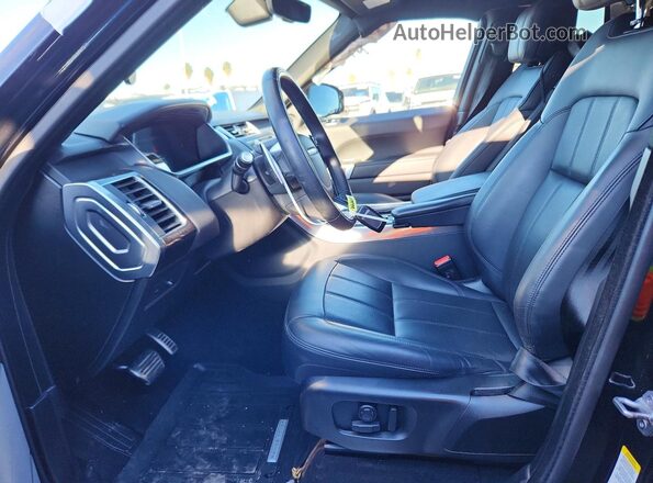 SALWR2SE0NA234783 2022 LAND ROVER RANGE Black წინა სალონის ხედი