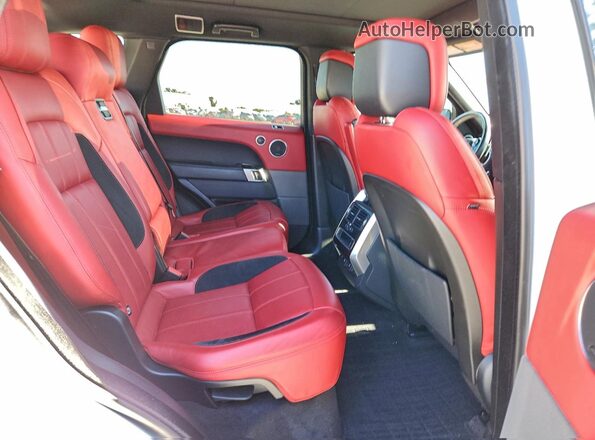 SALWR2SE3MA757097 2021 LAND ROVER RANGE White Vista interior trasera