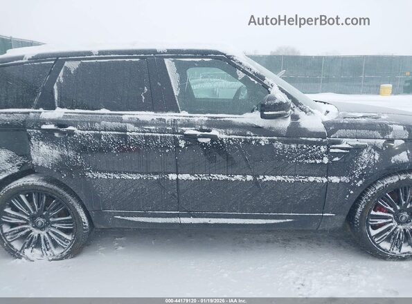 SALWR2SE8NA212269 2022 LAND ROVER RANGE ROVER SPORT Черный Вид задней части салона