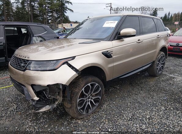 SALWR2SU0MA760322 2021 LAND ROVER RANGE ROVER SPORT Золотой Передняя левая четверть