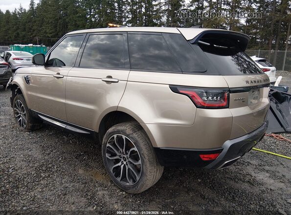 SALWR2SU0MA760322 2021 LAND ROVER RANGE ROVER SPORT Золотой Задняя левая четверть