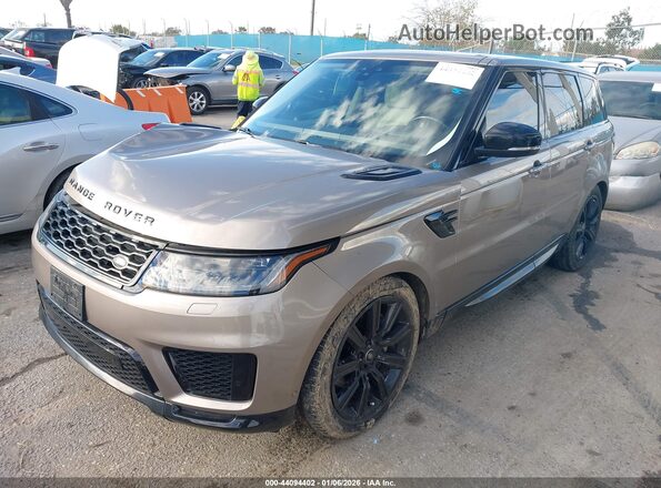 SALWR2SU6NA208096 2022 LAND ROVER RANGE ROVER SPORT Коричневый Передняя левая четверть