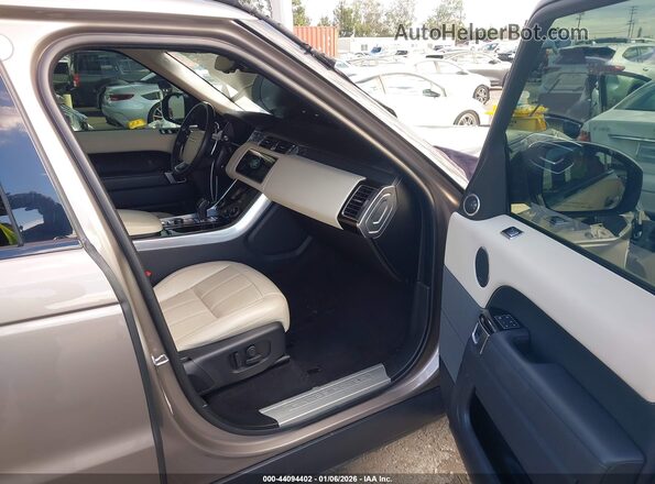 SALWR2SU6NA208096 2022 LAND ROVER RANGE ROVER SPORT Коричневый Вид салона спереди