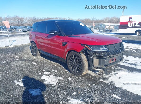 SALWR2SUXMA775314 2021 LAND ROVER RANGE ROVER SPORT Красный Передняя правая четверть