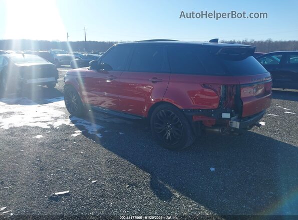 SALWR2SUXMA775314 2021 LAND ROVER RANGE ROVER SPORT Красный Задняя левая четверть