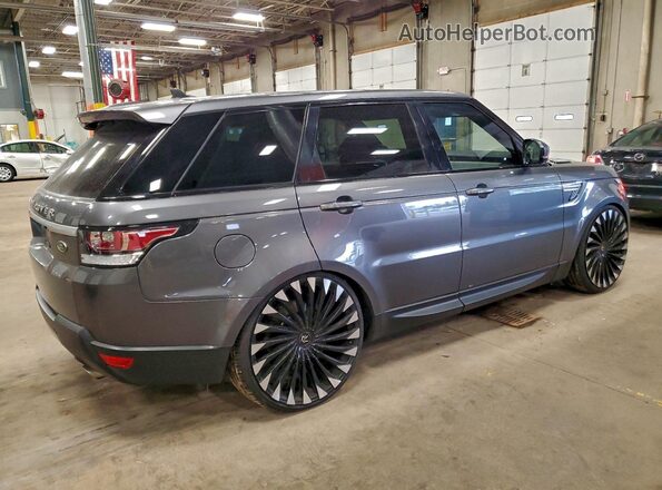 SALWR2VF4GA567205 2016 LAND ROVER RANGE Серый Задняя правая четверть