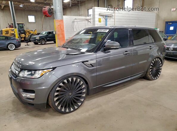 SALWR2VF4GA567205 2016 LAND ROVER RANGE Серый Передняя левая четверть