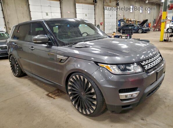 SALWR2VF4GA567205 2016 LAND ROVER RANGE Серый Передняя правая четверть