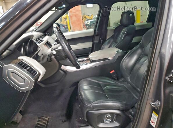 SALWR2VF4GA567205 2016 LAND ROVER RANGE Серый Вид салона спереди