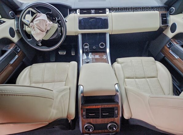 SALWV2SE0NA219275 2022 LAND ROVER RANGE Черный Вид панели приборов
