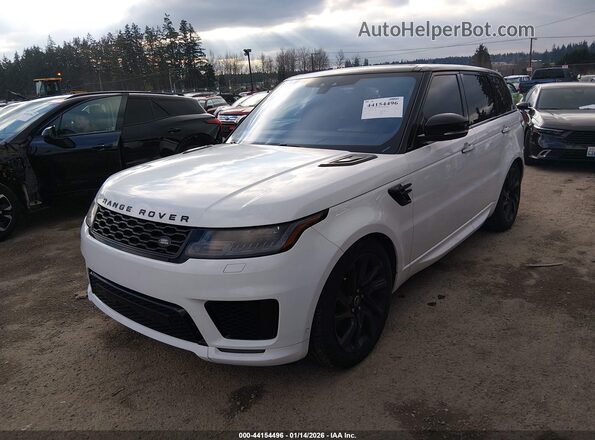 SALWV2SV7KA420540 2019 LAND ROVER RANGE ROVER SPORT Белый Передняя левая четверть