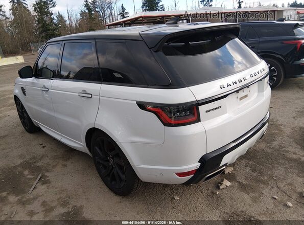 SALWV2SV7KA420540 2019 LAND ROVER RANGE ROVER SPORT Белый Задняя левая четверть