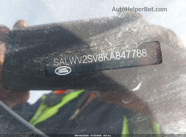 SALWV2SV8KA847788 2019 LAND ROVER RANGE ROVER SPORT Белый 