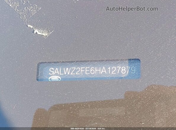 SALWZ2FE6HA127879 2017 LAND ROVER RANGE ROVER SPORT Красный Вид подкапотного пространства