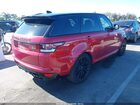 2017 Land Rover Range Rover Sport 5.0l V8 Supercharged Svr Красный vin: SALWZ2FE6HA127879