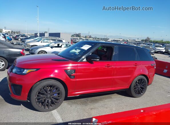 SALWZ2FE6HA127879 2017 LAND ROVER RANGE ROVER SPORT Красный Панорамный вид салона 360°