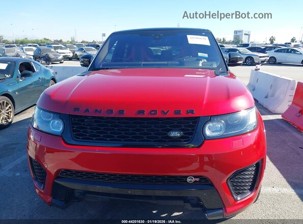 SALWZ2FE6HA127879 2017 LAND ROVER RANGE ROVER SPORT Красный Вид спереди