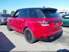 2017 Land Rover Range Rover Sport 5.0l V8 Supercharged Svr Красный vin: SALWZ2FE6HA127879