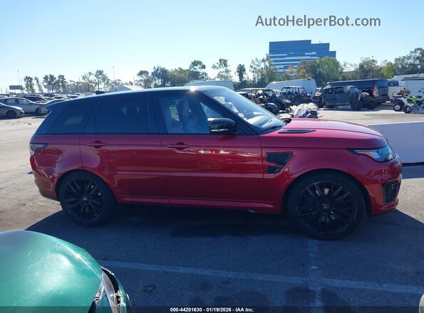 SALWZ2FE6HA127879 2017 LAND ROVER RANGE ROVER SPORT Красный Вид задней части салона