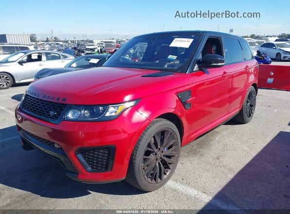 SALWZ2FE6HA127879 2017 LAND ROVER RANGE ROVER SPORT Красный Передняя левая четверть