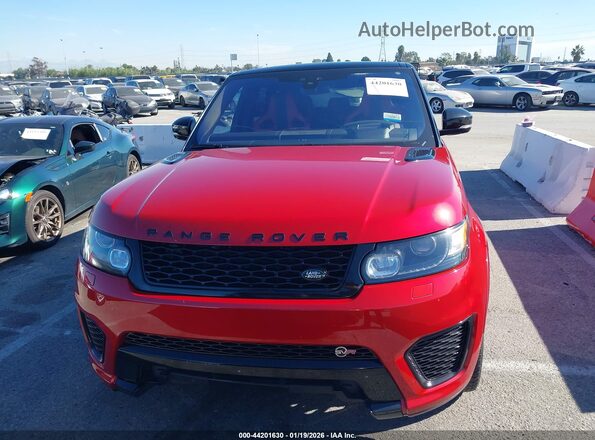 SALWZ2FE6HA127879 2017 LAND ROVER RANGE ROVER SPORT Красный Вид щитка приборов