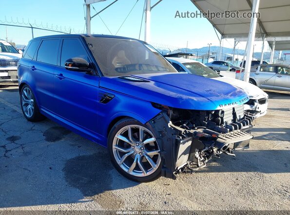 SALWZ2RE6NA240254 2022 LAND ROVER RANGE ROVER SPORT Blue Przód prawy