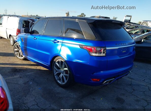 SALWZ2RE6NA240254 2022 LAND ROVER RANGE ROVER SPORT Blue Tył lewy