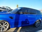 2022 Land Rover Range Rover Sport Svr/svr Carbon Edition Blue vin: SALWZ2RE6NA240254