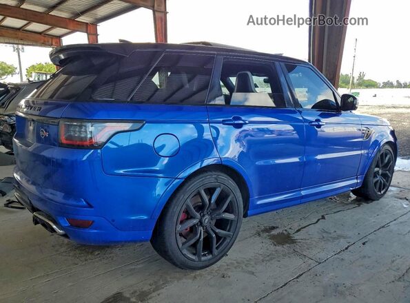 SALWZ2SE0KA827023 2019 LAND ROVER RANGE Blue Trasero derecho