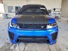 2019 Land Rover Range Rover Sport Svr Blue vin: SALWZ2SE0KA827023