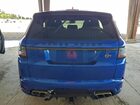 2019 Land Rover Range Rover Sport Svr Blue vin: SALWZ2SE0KA827023