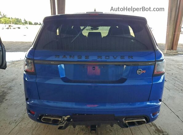 SALWZ2SE0KA827023 2019 LAND ROVER RANGE Blue Vista trasera