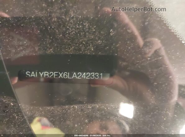 SALYB2EX6LA242331 2020 LAND ROVER RANGE ROVER VELAR Black Вид підкапотного простору