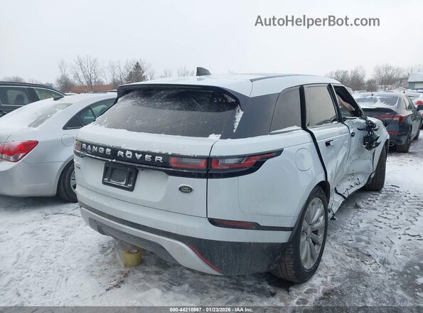 SALYC2RV3JA729344 2018 LAND ROVER RANGE ROVER VELAR Белый Задняя правая четверть