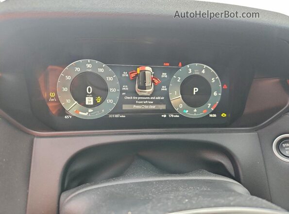 SALYJ2EX3TA822381 2026 LAND ROVER RANGE Gray Widok zestawu wskaźników