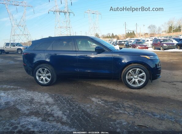 SALYJ2EX7MA297682 2021 LAND ROVER RANGE ROVER VELAR Blue Widok wnętrza 360 stopni