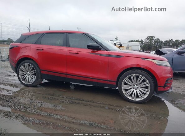 SALYL2EX1KA214447 2019 LAND ROVER RANGE ROVER VELAR Красный Передняя правая четверть