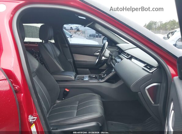 SALYL2EX1KA214447 2019 LAND ROVER RANGE ROVER VELAR Красный Вид салона спереди