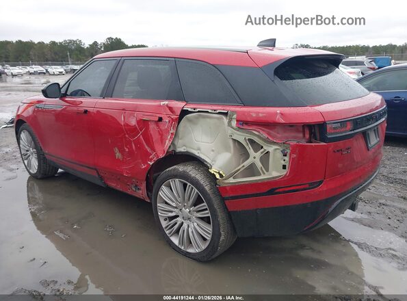 SALYL2EX1KA214447 2019 LAND ROVER RANGE ROVER VELAR Красный Задняя левая четверть