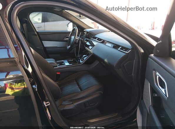 SALYL2EX9KA791629 2019 LAND ROVER RANGE ROVER VELAR Black წინა სალონის ხედი