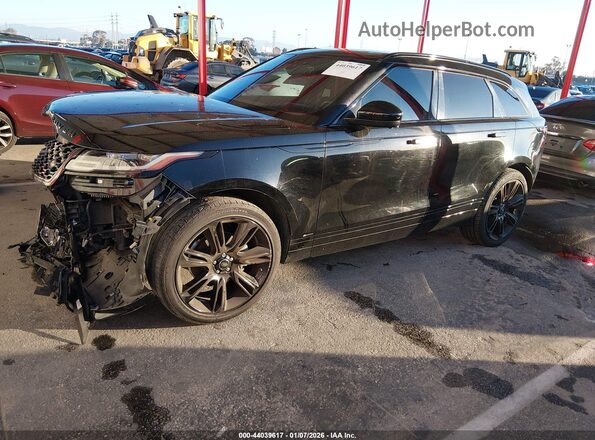 SALYL2EX9KA791629 2019 LAND ROVER RANGE ROVER VELAR Black წინა მარცხენა ხედი სამი მეოთხედიდან