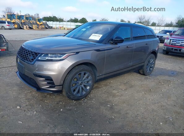SALYL2EXXKA789209 2019 LAND ROVER RANGE ROVER VELAR Коричневый Передняя левая четверть