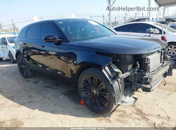 SALYL2FU8SA807095 2025 LAND ROVER RANGE ROVER VELAR Черный Передняя правая четверть