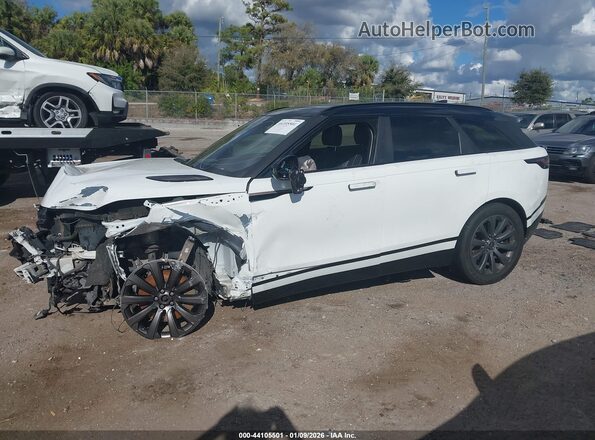 SALYL2FV2KA207486 2019 LAND ROVER RANGE ROVER VELAR White Widok wnętrza 360 stopni
