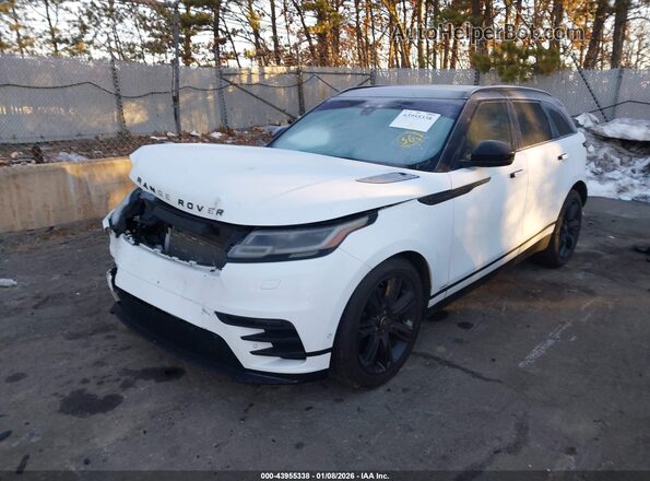 SALYL2RV2JA755837 2018 LAND ROVER RANGE ROVER VELAR White Vista tres cuartos delantera izquierda